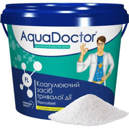   AquaDOCTOR Гранулированный коагулянт  FL (1 кг) коагулирующее средство для очистки и осветления мутной воды в б