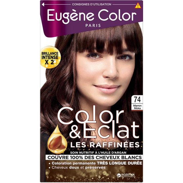 Eugene Perma Краска для волос  Eugene Color Raffinees 115 мл № 74 Шатен Мокка (3140100201086) - зображення 1