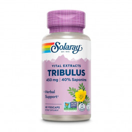   Solaray Tribulus Extract 450 mg, 60 вегакапсул