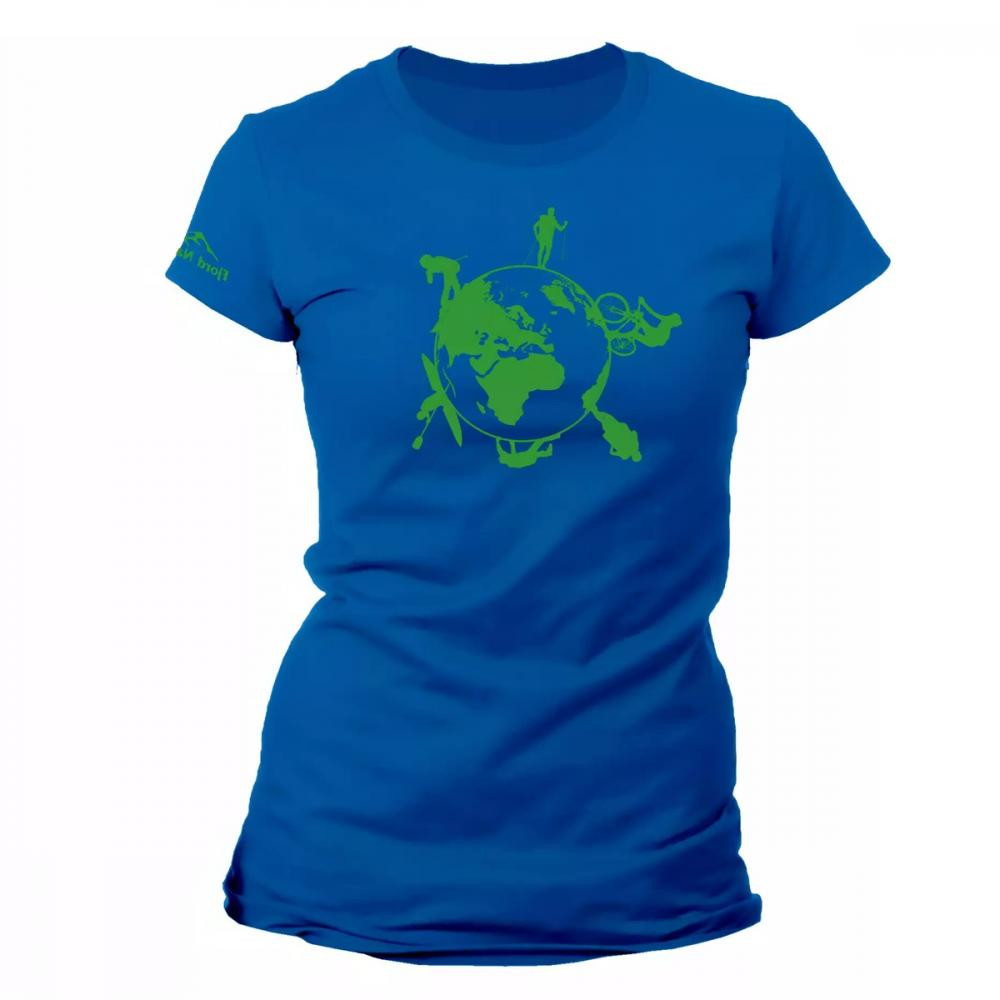 Fjord Nansen Футболка  Earth Women T-Shirt XS Синій (FJNAEWTSBXS) - зображення 1