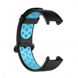   BeCover Ремінець Vents Style  для Xiaomi Redmi Smart Band 2 Black-Blue (709421)