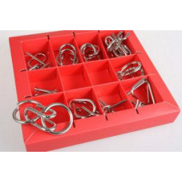   Eureka 10 Metall Puzzles red 3D Puzzle (473358)