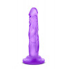 Blush Novelties NATURALLY YOURS 5INCH MINI COCK PURPLE (T330671) - зображення 4