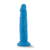 Blush Novelties Neo 7. 5Inch Dual Density Cock Neon Blue (T331002) - зображення 1