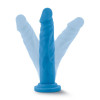 Blush Novelties Neo 7. 5Inch Dual Density Cock Neon Blue (T331002) - зображення 4