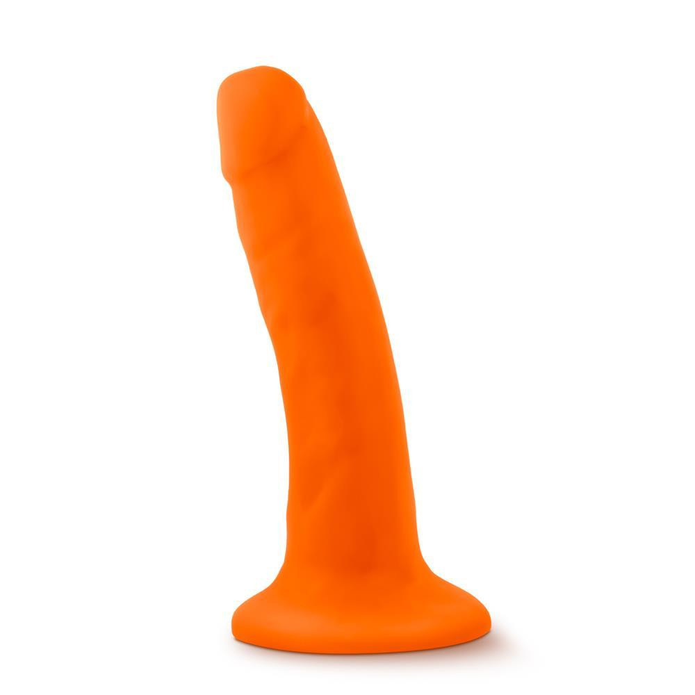 Blush Novelties Neo 6Inch Dual Density Cock Neon Orange (T331018) - зображення 1