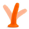 Blush Novelties Neo 6Inch Dual Density Cock Neon Orange (T331018) - зображення 4