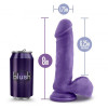 Blush Novelties Au Naturel Bold Hero 8Inch Dildo Purple (T331294) - зображення 3