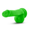 Blush Novelties NEO ELITE COCK W. BALLS NEON GREEN (T331187) - зображення 5