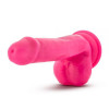 Blush Novelties NEO ELITE COCK W. BALLS NEON PINK (T331186) - зображення 3