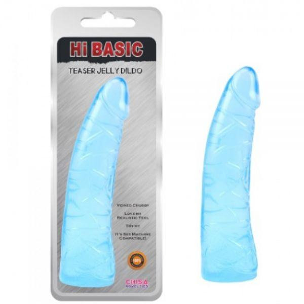 Chisa Novelties Teaser Jelly Dildo - Blue (CH03830) - зображення 1