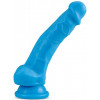 Blush Novelties Neo 7. 5Inch Cock W. Balls Blue (T331044) - зображення 1