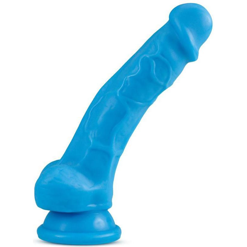 Blush Novelties Neo 7. 5Inch Cock W. Balls Blue (T331044) - зображення 1