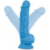 Blush Novelties Neo 7. 5Inch Cock W. Balls Blue (T331044) - зображення 3