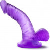 Blush Novelties Маленький дилдо фиолетовый NATURALLY YOURS 4INCH MINI COCK PURPLE (T330669) - зображення 1