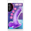 Blush Novelties Маленький дилдо фиолетовый NATURALLY YOURS 4INCH MINI COCK PURPLE (T330669) - зображення 2