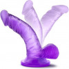 Blush Novelties Маленький дилдо фиолетовый NATURALLY YOURS 4INCH MINI COCK PURPLE (T330669) - зображення 3