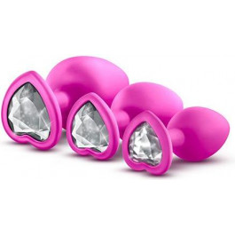   Blush Novelties Набор анальных пробок LUXE BLING PLUGS TRAINING KIT PINK (T330855)