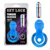 Chisa Novelties Насадка с язычком и вибропулей GET LOCK Cocking BLUE (CH60022) - зображення 1