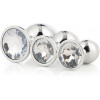 Dream toys Набор анальных пробок Dream Toys GLEAMING LOVE SILVER PLUG SET (DT21788) - зображення 4