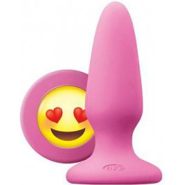   NS Novelties Анальная пробка MOJIS ILY MEDIUM PINK (T280678)