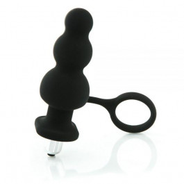   Loveshop Анальная плаг с вибрацией Black Silicone (810323)