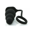 Loveshop Анальная плаг с вибрацией Black Silicone (810323) - зображення 2