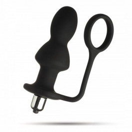   Loveshop Анальная плаг с вибрацией Anal Plug Silicone, Black (810324)