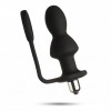 Loveshop Анальная плаг с вибрацией Anal Plug Silicone, Black (810324) - зображення 3