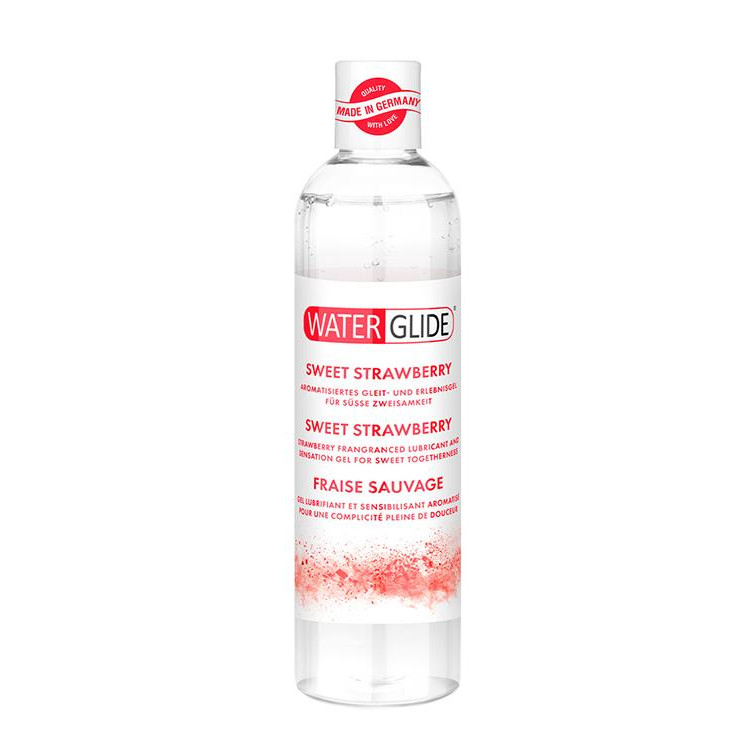 Waterglide Лубрикант с ароматом клубника 300 ML SWEET STRAWBERRY (DT30082) - зображення 1