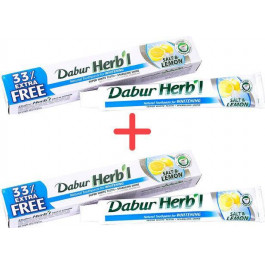   Dabur Зубная паста  Herb'l Отбеливающая cоль и лимон 60 г + 20 г (6291069701807)