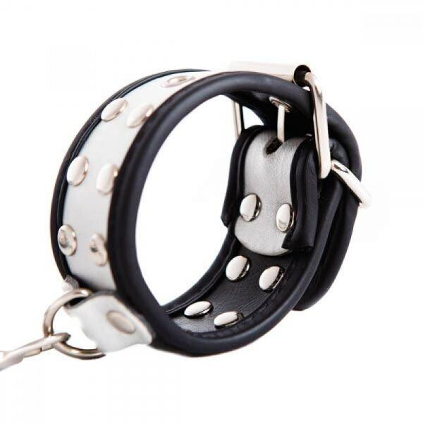 DS Fetish Наручники м'які Hand Cuffs, Silver (810325) - зображення 1