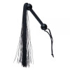 Loveshop Плетка SILICONE FLOGGER WHIP BLACK (F61405) - зображення 1