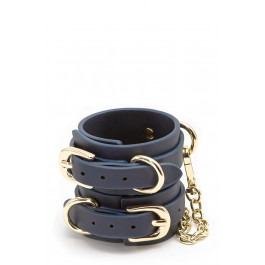 NS Novelties Оковы BONDAGE COUTURE WRIST CUFF BLUE (T280804)