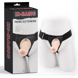   Chisa Novelties Hi-Basic Vibrating Flesh Strap on Ha (CH30317)