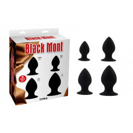   Chisa Novelties Набор анальных пробок Chisa Black Mont Fullness Anal Stuffer Set (CH58325)