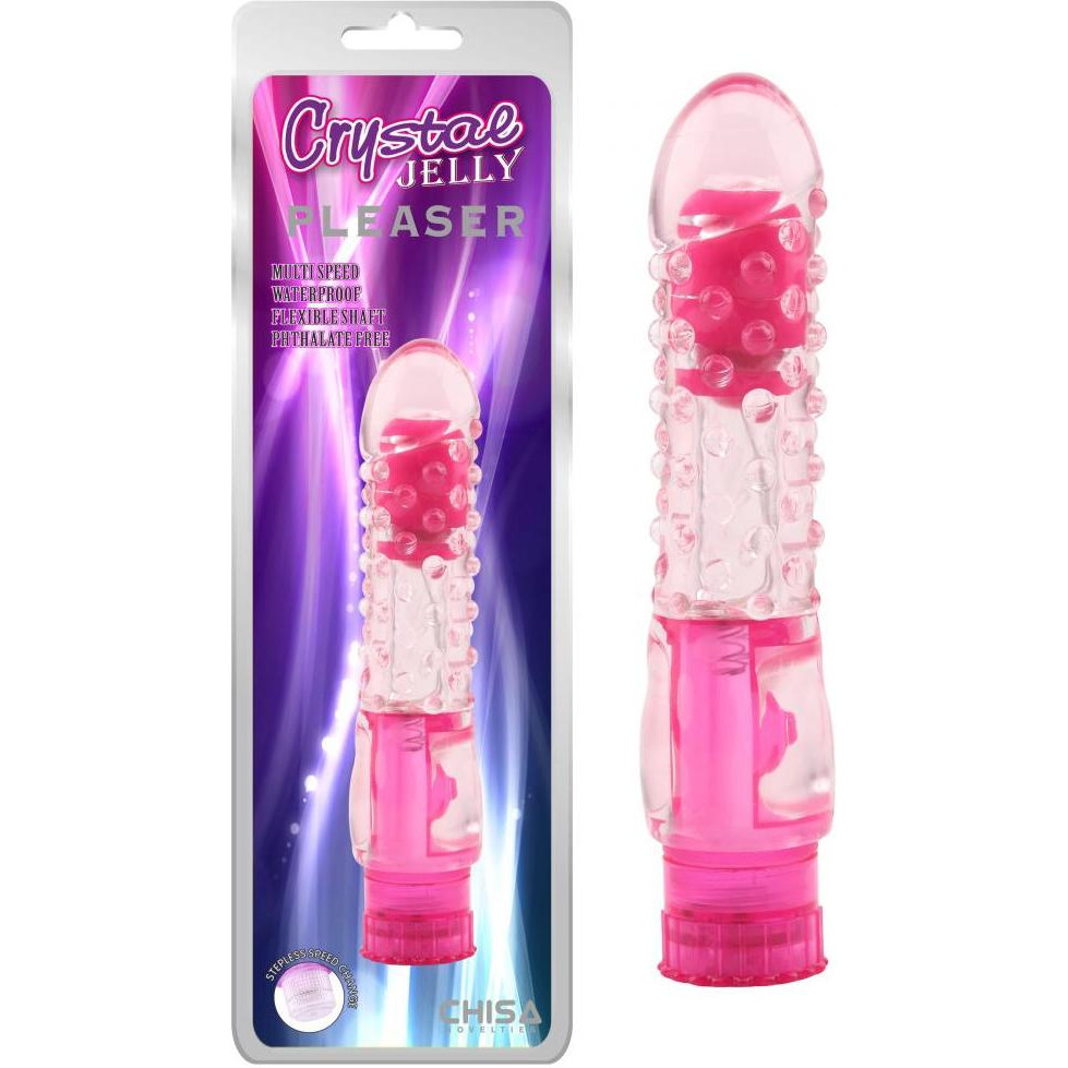 Chisa Novelties Crystal Jelly Pleaser Pink (CH78078) - зображення 1