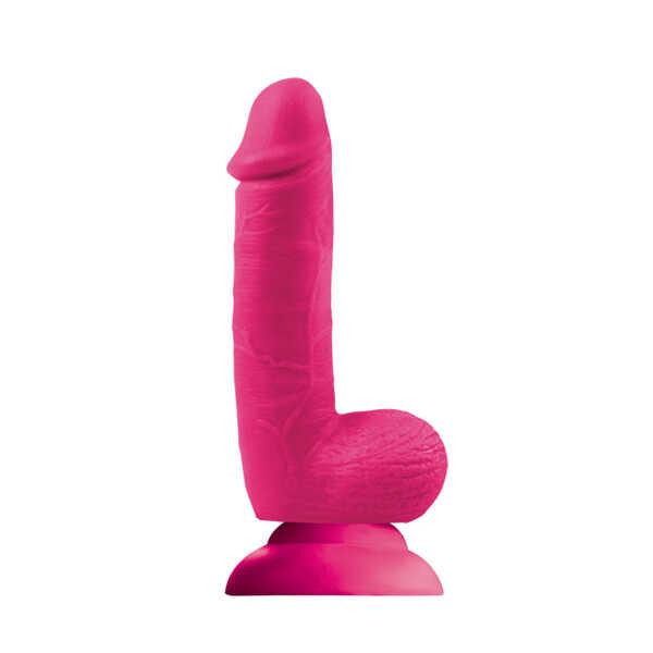 NS Novelties COLOURS SOFTIES 6INCH DILDO PINK (T280068) - зображення 1