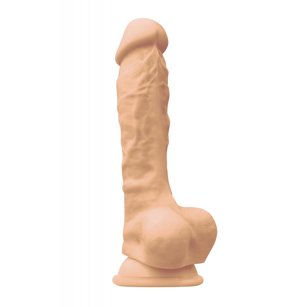 NS Novelties COLOURS PLEASURES 7'' DILDO WHITE (T280974) - зображення 1