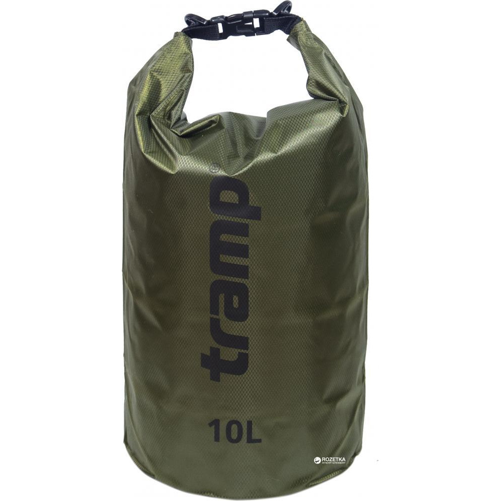 Tramp Гермомешок PVC Diamond Rip-Stop 10L (TRA-111-olive) - зображення 1