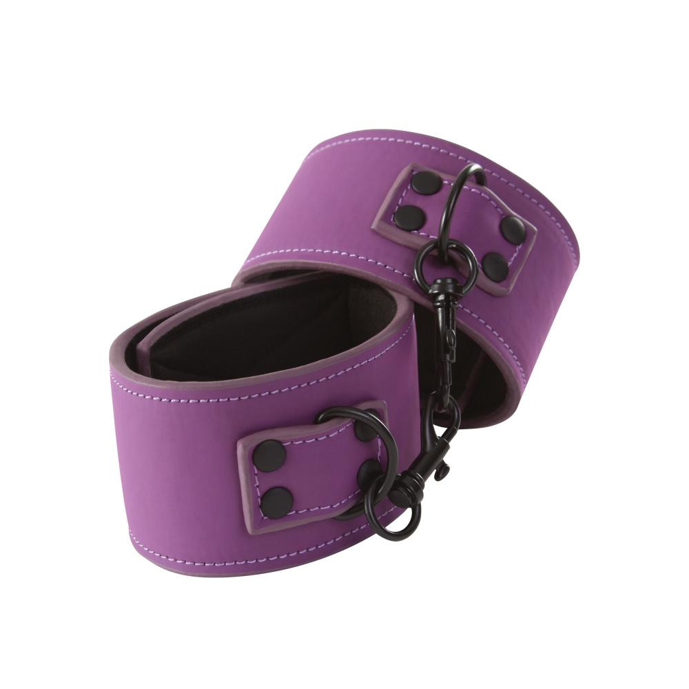 NS Novelties LUST BONDAGE WRIST CUFF PURPLE (T280391) - зображення 1