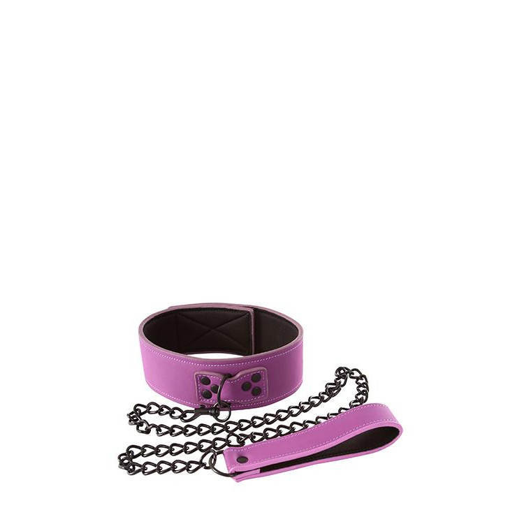 NS Novelties LUST BONDAGE COLLAR PURPLE (T280390) - зображення 1