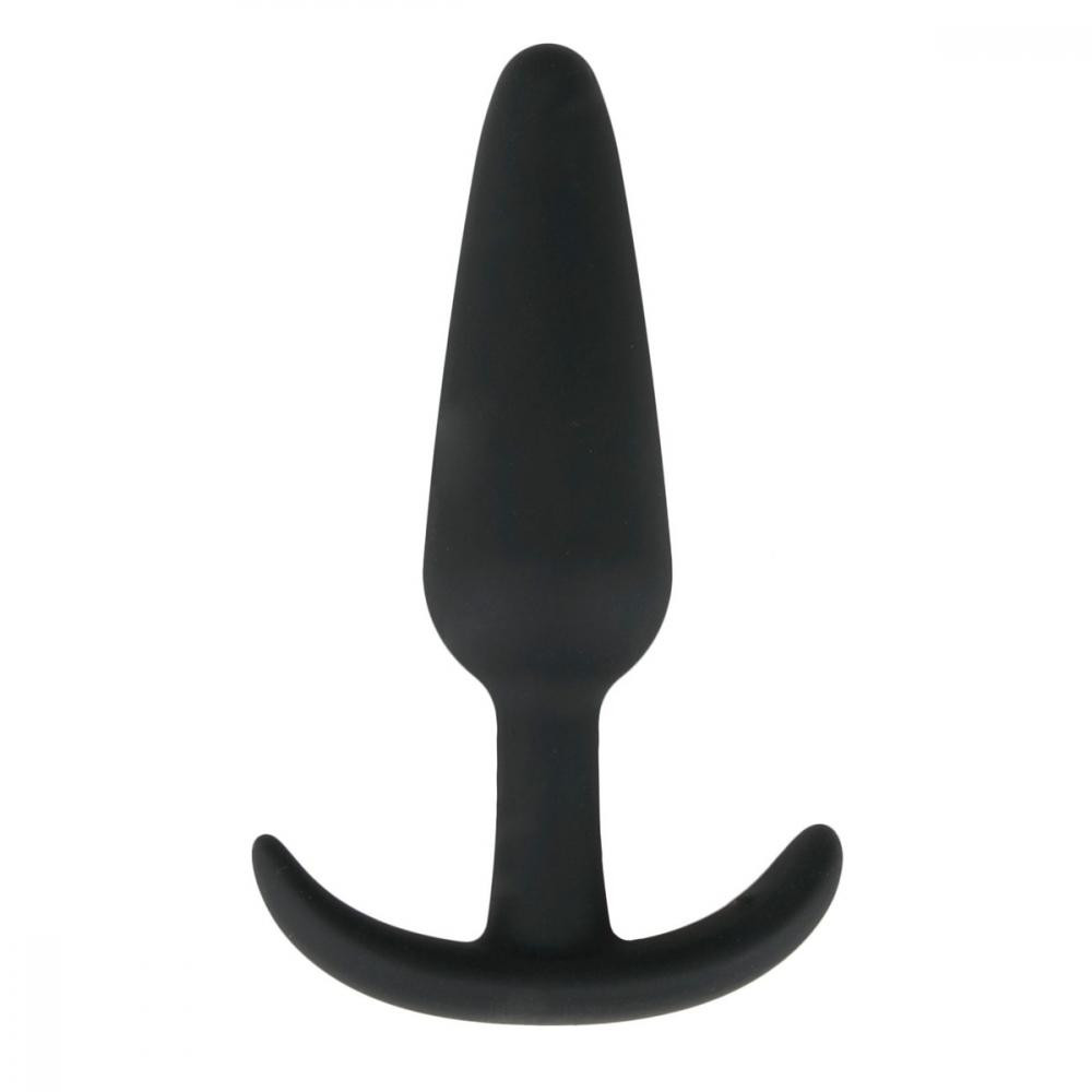 Easytoys ET110BLK-M Анальна пробка Buttplug чорна, M (ET110BLK-M) - зображення 1