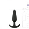 Easytoys ET110BLK-S Анальна пробка Buttplug чорна, S (ET110BLK-S) - зображення 4