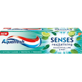   Aquafresh Зубна паста  Senses Эвкалипт 75 мл (5054563108746)