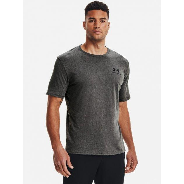 Under Armour Футболка  SPORTSTYLE LEFT CHEST SS 1326799-019 S Серая (192007421343) - зображення 1