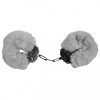 DS Fetish Наручники  Plush handcuffs, метал з хутром, сірі (88168 /Sm-c1307) - зображення 1