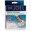 California Exotic Novelties Dr. Joel Kaplan Beaded Girth Ring Triple Stacker серая 8,2 см (13169) - зображення 3