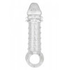 California Exotic Novelties Ultimate Stud Extender рельєфна, 16 x 4.5 см (13623 /прозора) 13623 /прозрачная - зображення 3