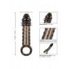 California Exotic Novelties Ultimate Stud Extender рельєфна, 16 x 4.5 см (13623 /Чорна) - зображення 3